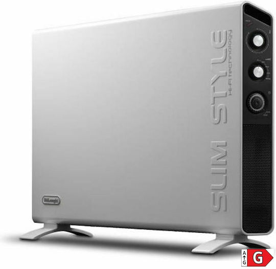 De'Longhi Slim Style Convector Heater Floor 2000W 82x55cm White