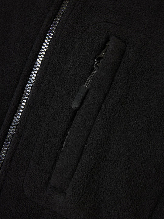 Ανδρική Ζακέτα Fleece Μαύρη
