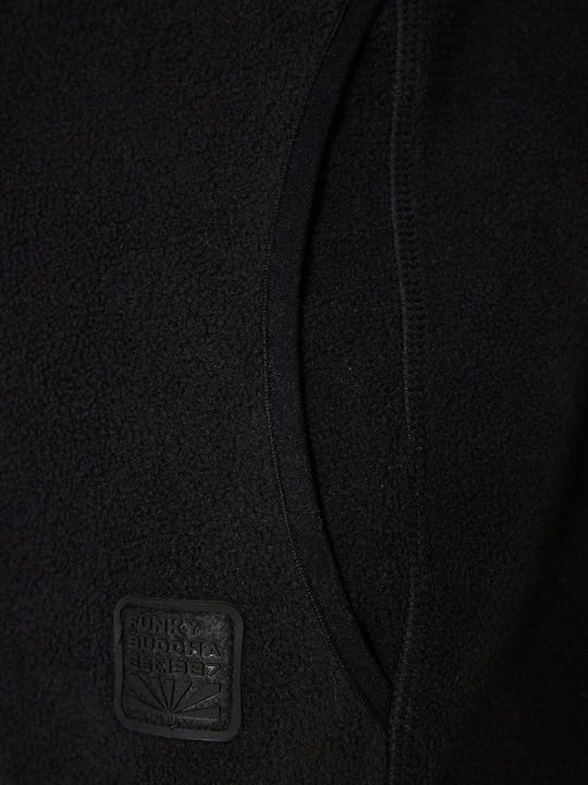 Ανδρική Ζακέτα Fleece Μαύρη