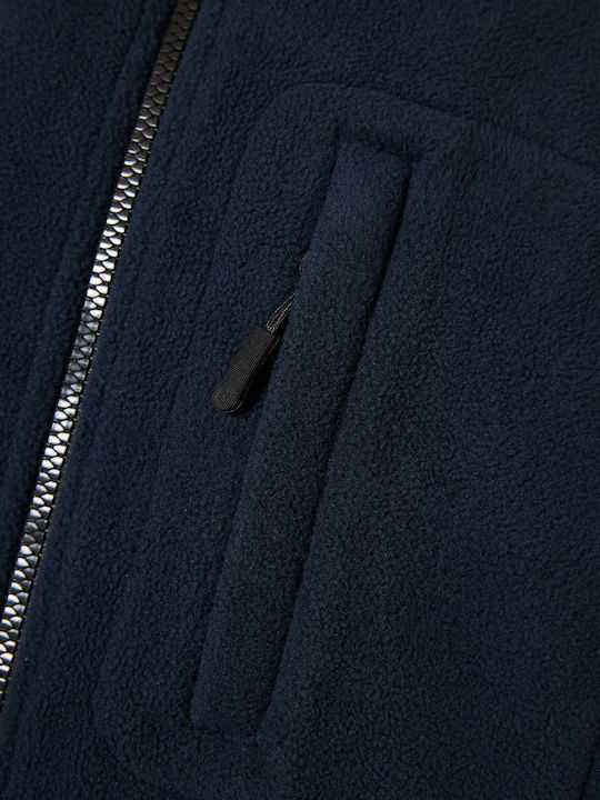 Ανδρική Ζακέτα Fleece Navy Μπλε