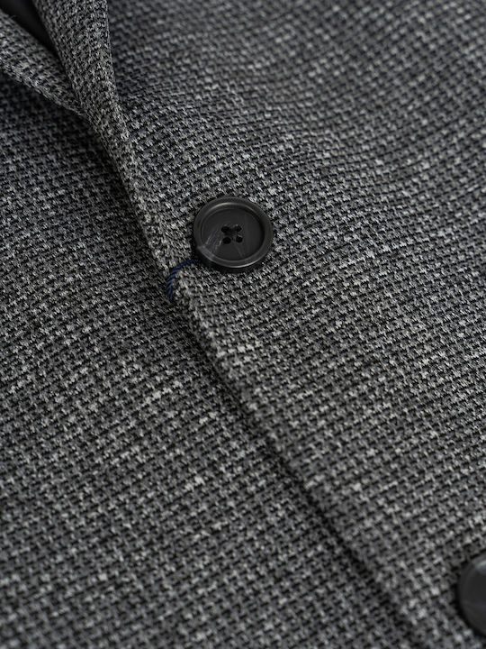 Men's Suit Jacket Slim Fit Grey
