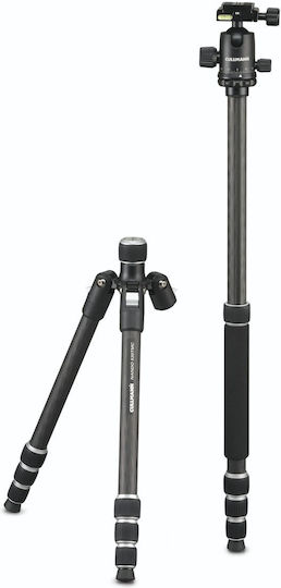 Cullmann Nando 530TMC Kit Carbon Fiber Camera Tripod with Spherical Head up to 136cm and 4kg Maximum Load