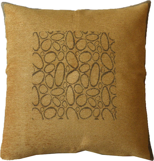 Carven Față De Pernă Auriu 2 Bucăți 45x45 Cm
