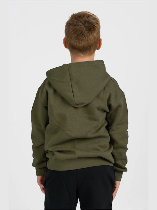 Trax Kids Sweatshirt with Hood Haki