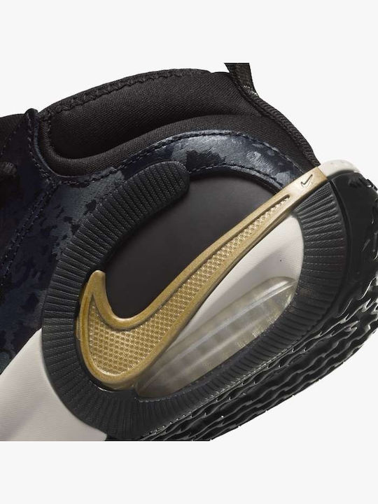Air Zoom Crossover 2 Kids Sports Shoes Basketball with Laces Black