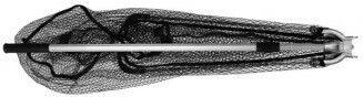 Delphin Triangular Landing Net 60x60 Cm Metal Center 3 Telescopic Sections Total Length 240 Cm