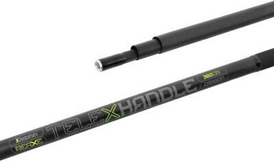Delphin Reaxe Telexhandle Carbon Landing Net Handle 3.2 M 3 Sections