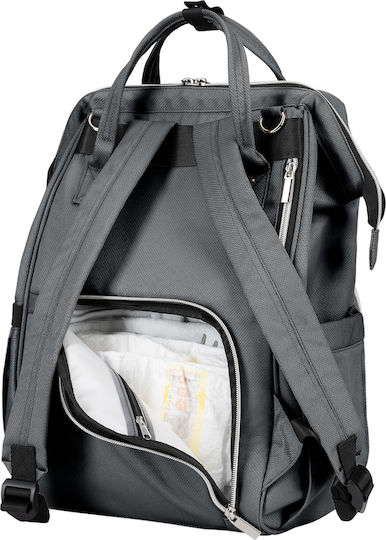 Kikka Boo Diaper Bag Siena Gray 32x18x41cm.