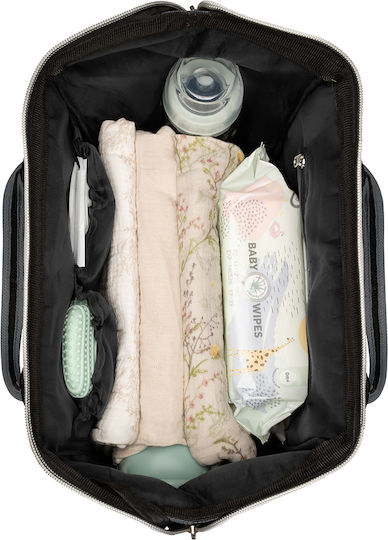 Kikka Boo Diaper Bag Siena Gray 32x18x41cm.