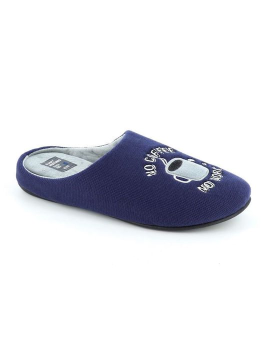 B-Soft Men's Slipper Blue