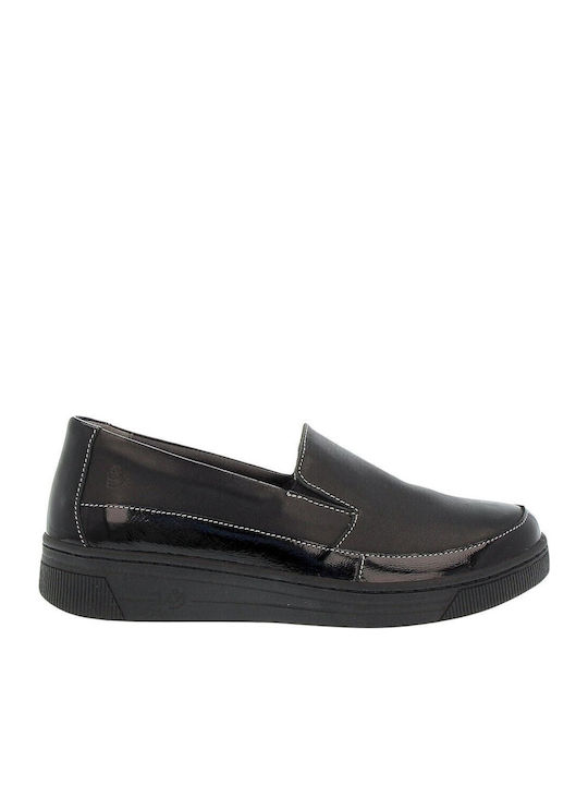 Анатомични Дамски Slip-On Кожени Черни