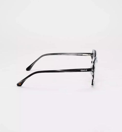 Cosselie Herren Acetat Brillengestelle Grau 1802203149