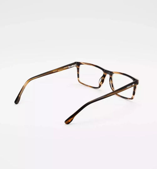 Cosselie Herren Acetat Brillengestell Braun Schildpatt 1802203140