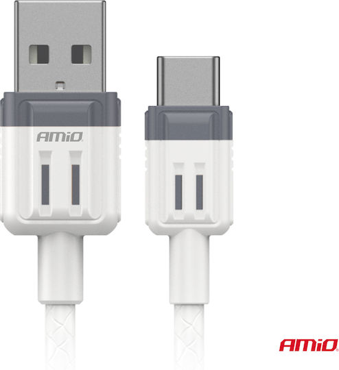 AMiO USB 2.0 Cable USB-C male - USB-A 2m 03906