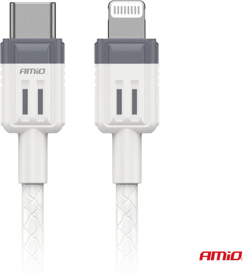AMiO USB-C zu Lightning Kabel 20W Weiß 1m (03910)