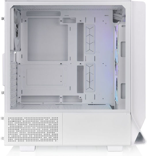 Thermaltake Ceres 350 MX Gaming Midi Tower Κουτί Υπολογιστή με Πλαϊνό Παράθυρο και RGB Φωτισμό Snow White
