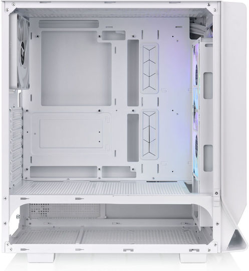 Thermaltake Ceres 350 MX Gaming Midi Tower Κουτί Υπολογιστή με Πλαϊνό Παράθυρο και RGB Φωτισμό Snow White