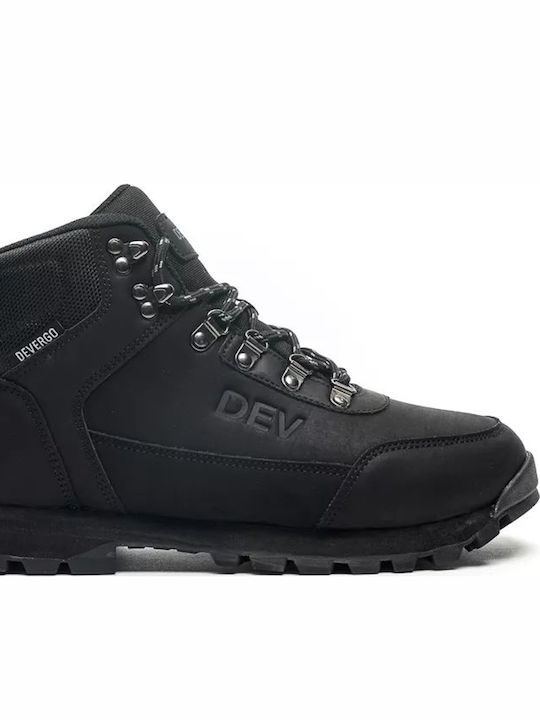 Devergo Men's Hiking Boots Black