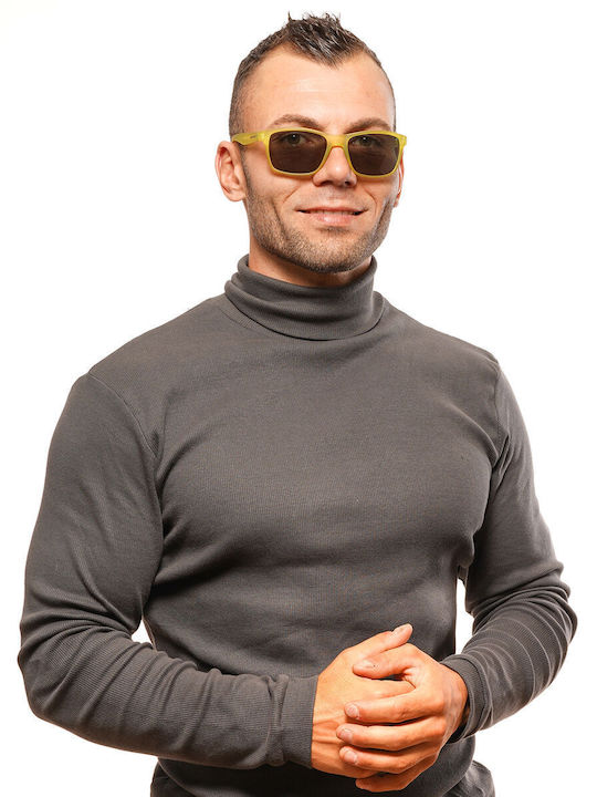 Skechers Sunglasses Κίτρινα with Acetate Frame & Green Lens Skechers Sunglasses Κίτρινα with Acetate Frame & Green Lens