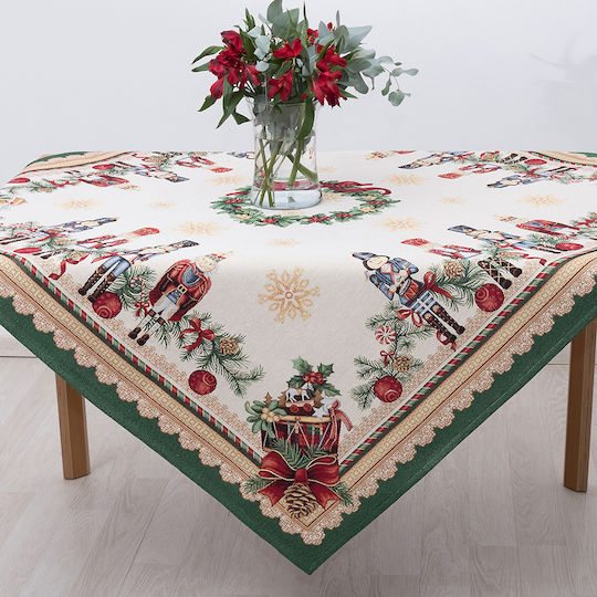 Dimeco Christmas Tablecloth Runner Fabric L100xW35cm.