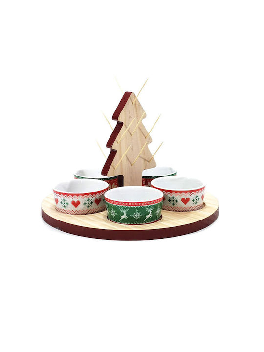 General Trade Dessert Tower Stand with Christmas Trees General Trade Dessert Tower Stand with Christmas Trees