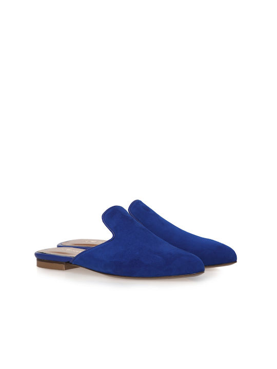 I Love Sandals JULIA Heel Mules Blue