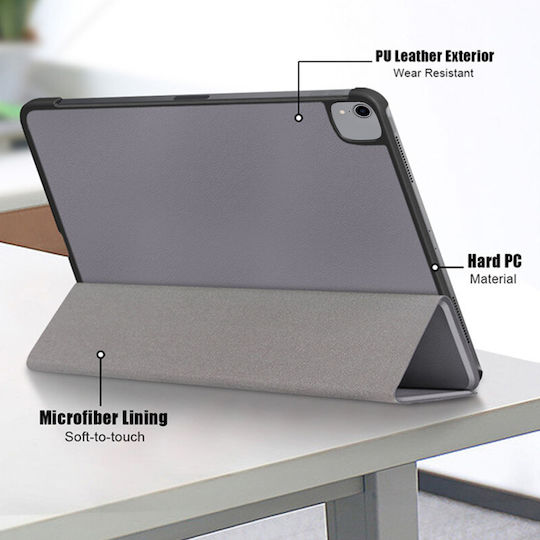 Techsuit Foldpro Klappdeckel Schwarze (iPad Pro 2021 12,9 Zoll / iPad Pro 2022 12,9 Zoll / iPad Pro 2018 12,9 Zoll / iPad Pro 2020 12,9 Zoll)