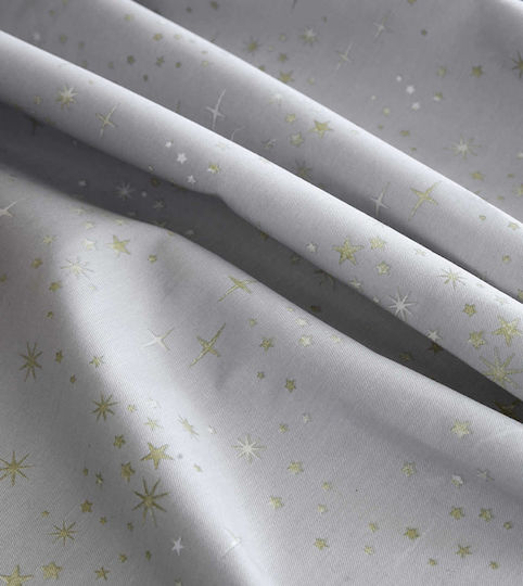 Nima Starry Night Χριστουγεννιάτικη Ποδιά Κουζίνας Υφασμάτινη Γκρι