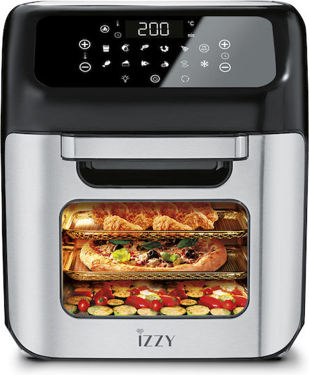Izzy Air Fryer 12lt Silver IZ-8205