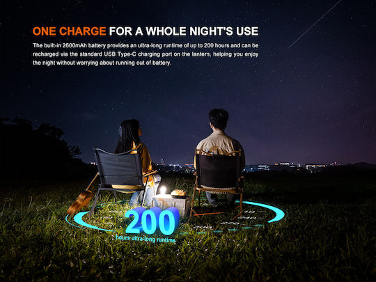 Fenix CL22R Lanternă Lumini LED Reîncărcabilă Pentru Camping Cu Lanternă 500 Lumen Albă