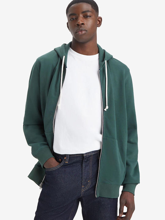 Levi's Sweatshirt with Hood Green