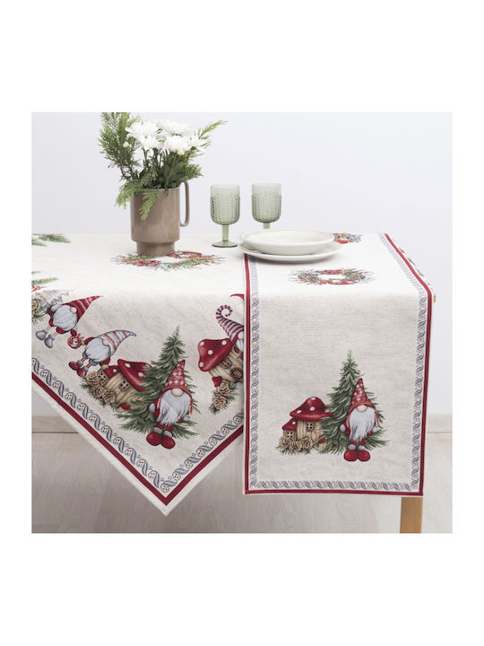 Dimeco Christmas Tablecloth L140xW180cm.