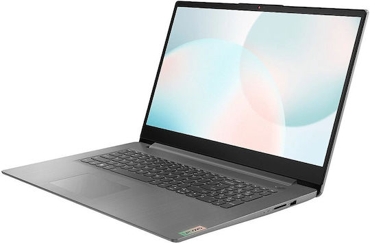 Lenovo IdeaPad 3 17IAU7 17.3" IPS FHD (i5-1235U/16GB/512GB SSD/No OS) Arctic Grey (Tastatură Engleză Internațională)