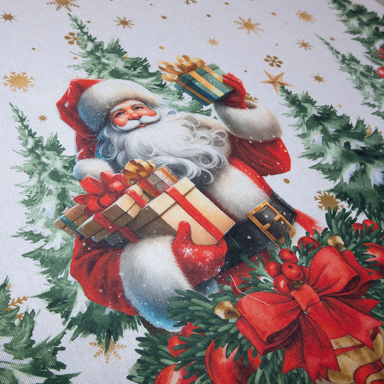 Viopros Christmas Tablecloth Fabric Multicolour L140xW280cm.