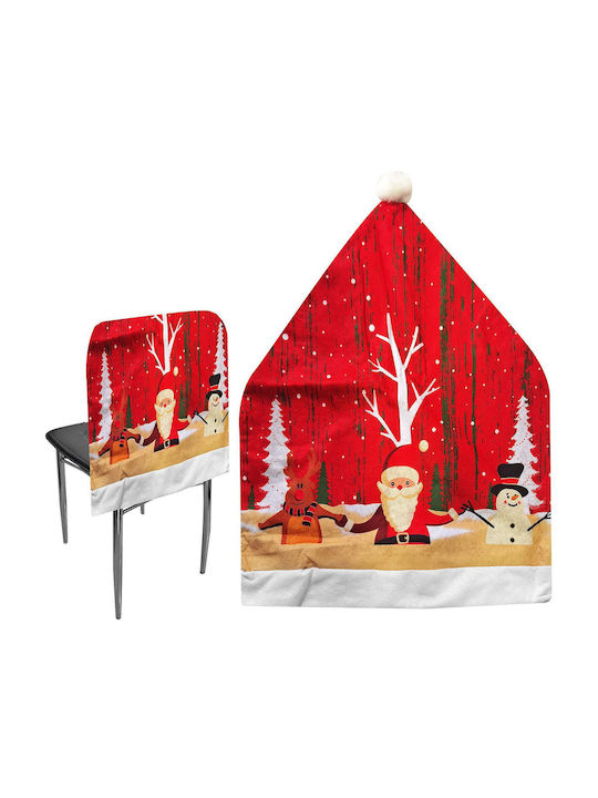 XMASfest Christmas Chair Cover Red L62xW48cm.