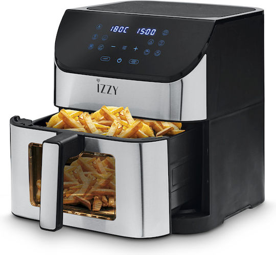 Izzy Heißluftfritteuse mit Wi-Fi 8Es Silber IZ-8229