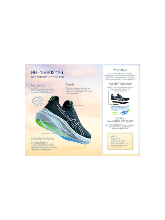 Gel-Nimbus 26 Ανδρικά Αθλητικά Παπούτσια Running Blk