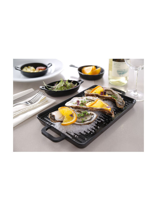 Little Chef Mini Rechteckige Auflaufform Lebensmittelpräsentation Schwarz Hendi 564516