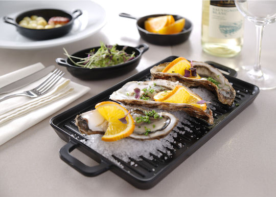Little Chef Mini Rectangular Baking Dish Food Presentation Black Hendi 564516