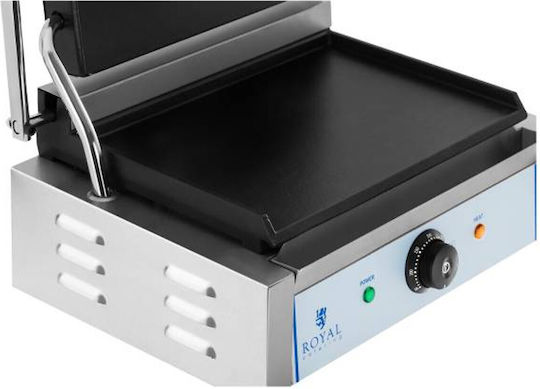 Grătar de Contact cu Plăci Netede pe Ambele Părți Panini 2200w 230v Royal Catering