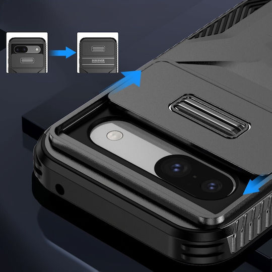 Back Cover Πλαστικό / Σιλικόνης Μαύρο (Google Pixel 8a)