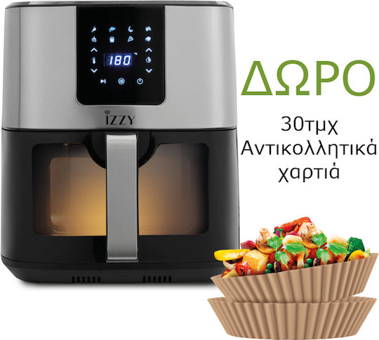 Izzy Air Fryer 9lt Silver IZ-8227