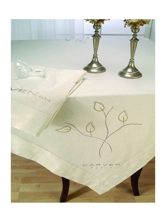 Carven Față de masă Κατρίν Bej 160x160cm