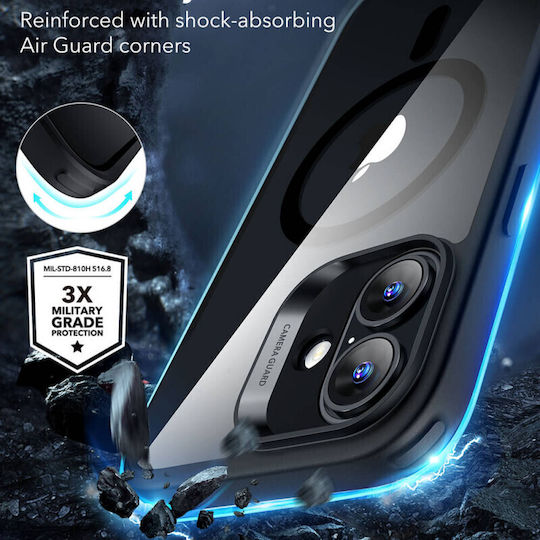 ESR Classic Hybrid Halolock Back Cover Σιλικόνης / Πλαστικό 0.7mm Διάφανο (iPhone 16)
