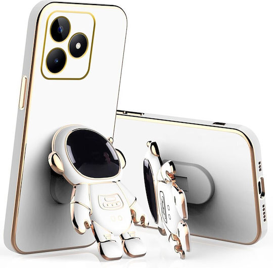 Back Cover Σιλικόνης Λευκό (Realme Note 50)
