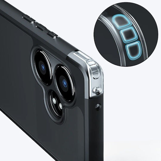 Back Cover Σιλικόνης Μαύρο (Realme GT 6 / GT 6T)