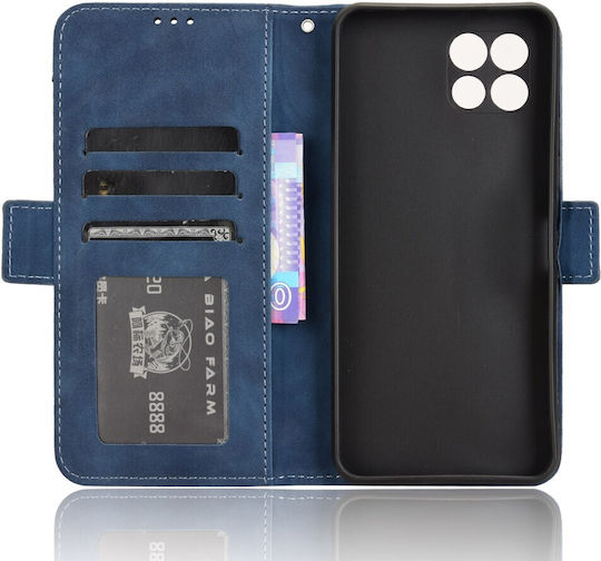 Back Cover Piele artificială / Plastic / Silicon Magnetic Albastru marin (T Phone 2 5G)