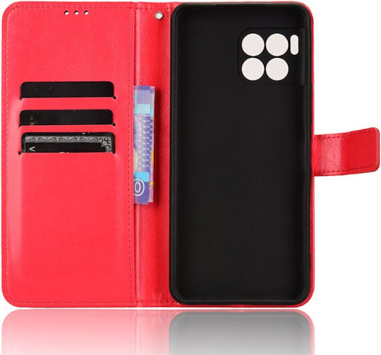 Wallet Δερματίνης / Πλαστικό / Σιλικόνης Κόκκινο (T Phone 2 Pro 5G)
