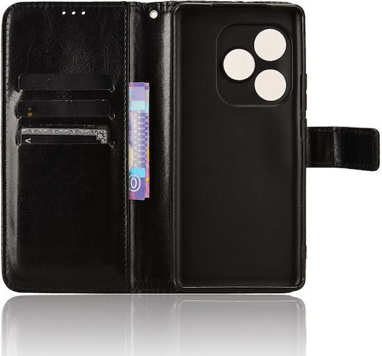 Wallet Δερματίνης / Πλαστικό / Σιλικόνης Μαύρο (Realme GT 6 / GT 6T)