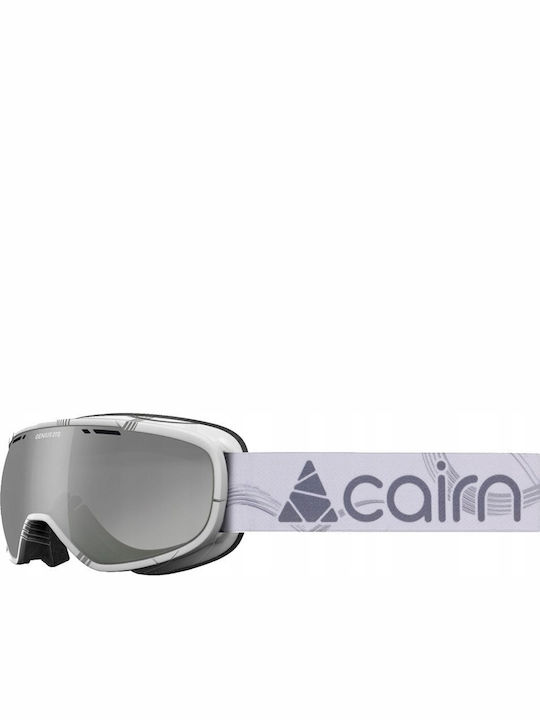 Cairn Genius Otg Spx3000 Ski & Snowboard Goggles Kids White with Lens in Gray Color